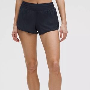 Lululemon Hotty Hot High-Rise 2.5" navy size 2